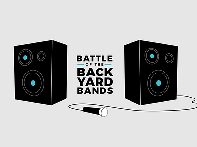 Battle of the Backyard Bands illustration vector