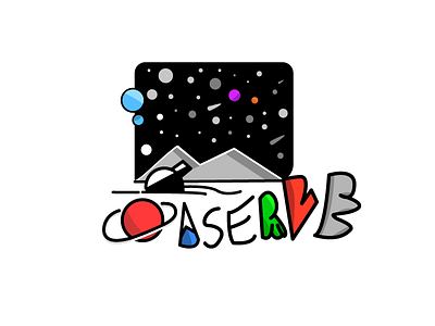 Observe astronomy illustration illustrator observe planets searching space stars universe wonder