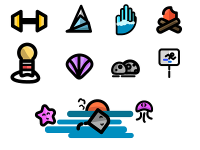 Outdoor/Beach Icons