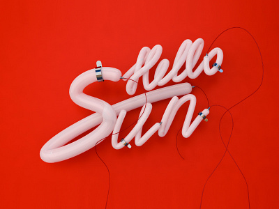 Hello Sun c4d 字体