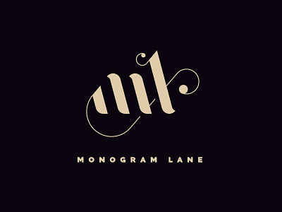 Monogram Lane logo l luxury m monogram n.petrovic nik92ola sophisticated