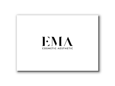 ema logo concept brand design brand identity concept cosmetic illustrator logo logodesign logos logotype typeface typogaphy