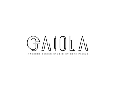 Gaiola Interior Logo Project architectural logo architecture logo brand identity branding design design studio design studio logo graphic design illustration illustrator interior firm interior logo interior studio interior studio logo logo logo design logo designer studio design logo studio logo