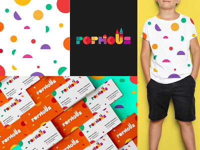 PopHouse Logo design branding businesscard clean clothing colorful colorfullogo creative design icon illustrator kids logo pattern patterndesign ui