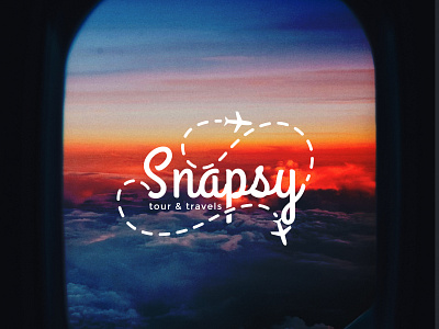 Snapsy travel logo design