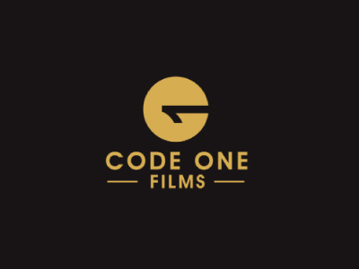 Film Production Logo 1 brown c1 circle clean creative gold icon initial logo