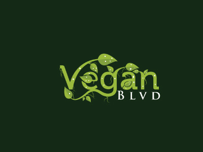 Vegan Logo environment green leaf logo vegan