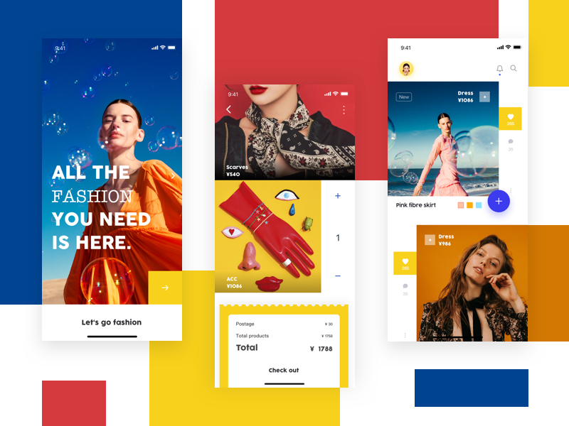 E-Commerce App by Yingchun Hu for UIGREAT Studio on Dribbble