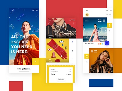E-Commerce App colorful e commerce ue ui