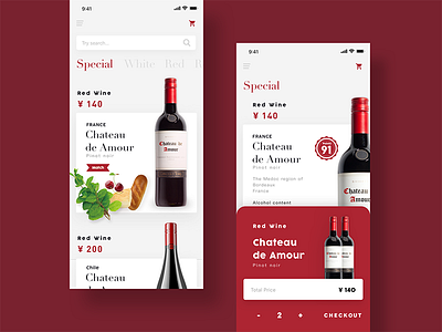Wine E-Commerce App e commerce wine