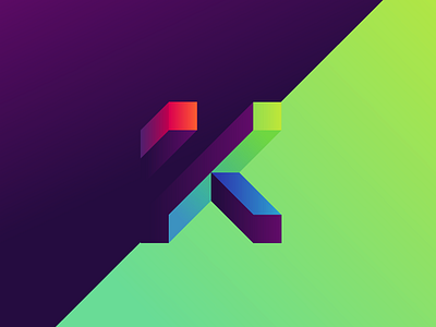 [Logo] Itsink.com brand branding colorful custom fashion geometrical logo logotype purple symbol website