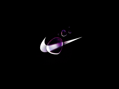 Nike 3d branding bubble graphic design logo nike portfolio