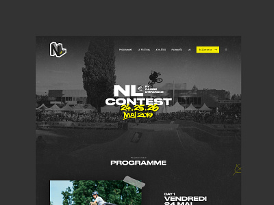 NL Contest festival street typography urban website