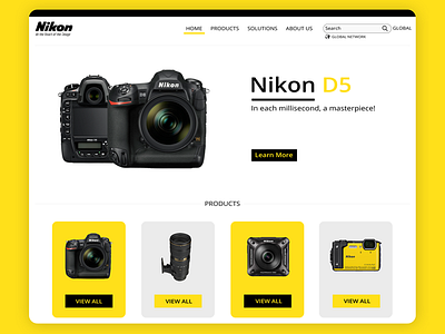 Nikon Ui Concept By Mayank Chauhan