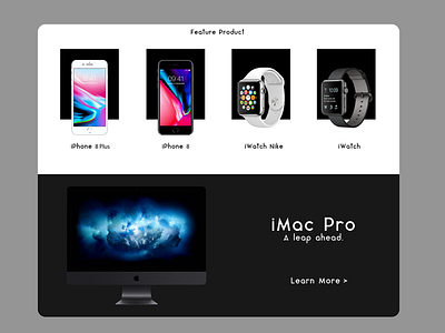 iworld E Commerce Feature Product  Ui Concept For Apple l Mayank