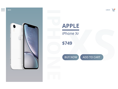 Apple Iphone Xr L Checkout Layout Ui Design By Mayank Chauhan