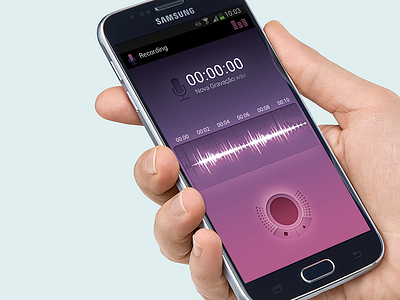 Recording concept android concept recording
