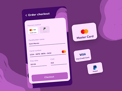 Credit Card Checkout - DailyUI 002