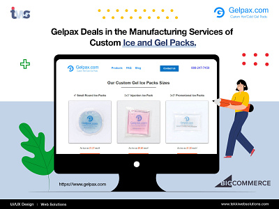 Gelpax Website color combination design illustration ui ui design website