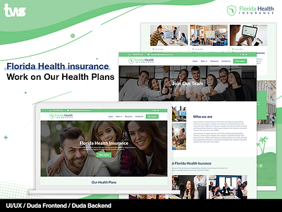 Florida Health Insurnce branding clean color combination design graphic design illustration logo ui design