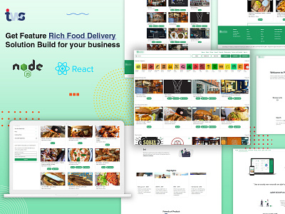 Rich Food Delivery Solutions combination design graphic design ui ui design website