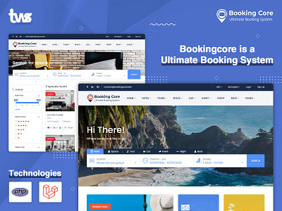 Booking Core Website clean color combination design illustration ui ui design website