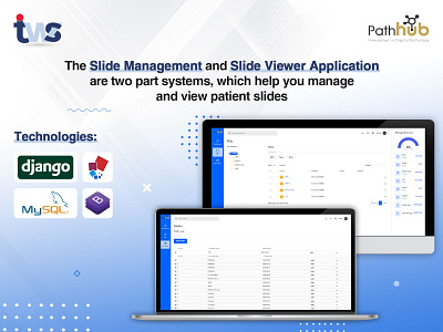 Slide Management and Slide Viewer Application clean color combination design ui ui design website