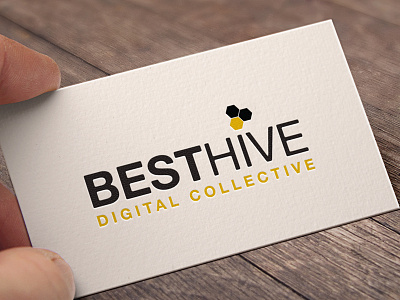 BESTHIVE - Logo and Business Cards branding business card colorful corporate company icon app identity logo print card stationary visiting card