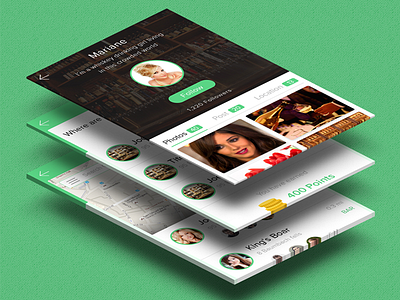 Bar & NightClub App android app interface mobile prototyping social