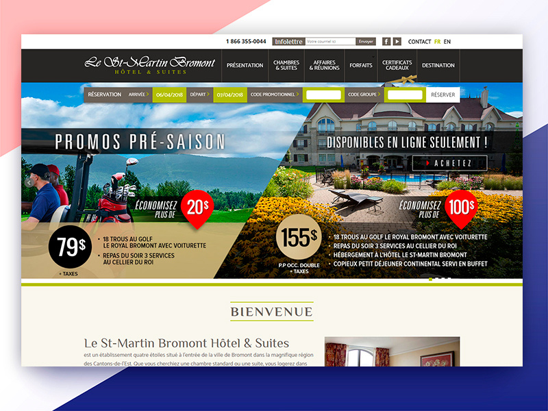 Create Lestmartinbromont Web Design website pages inner html development developer css combination color