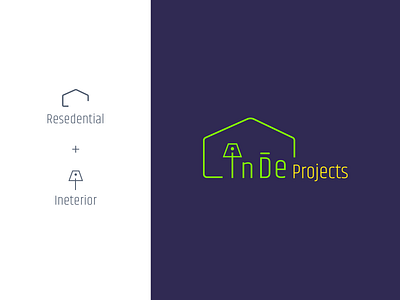 InDe Projects Logo clientwork interaction design logo logo design minimalist