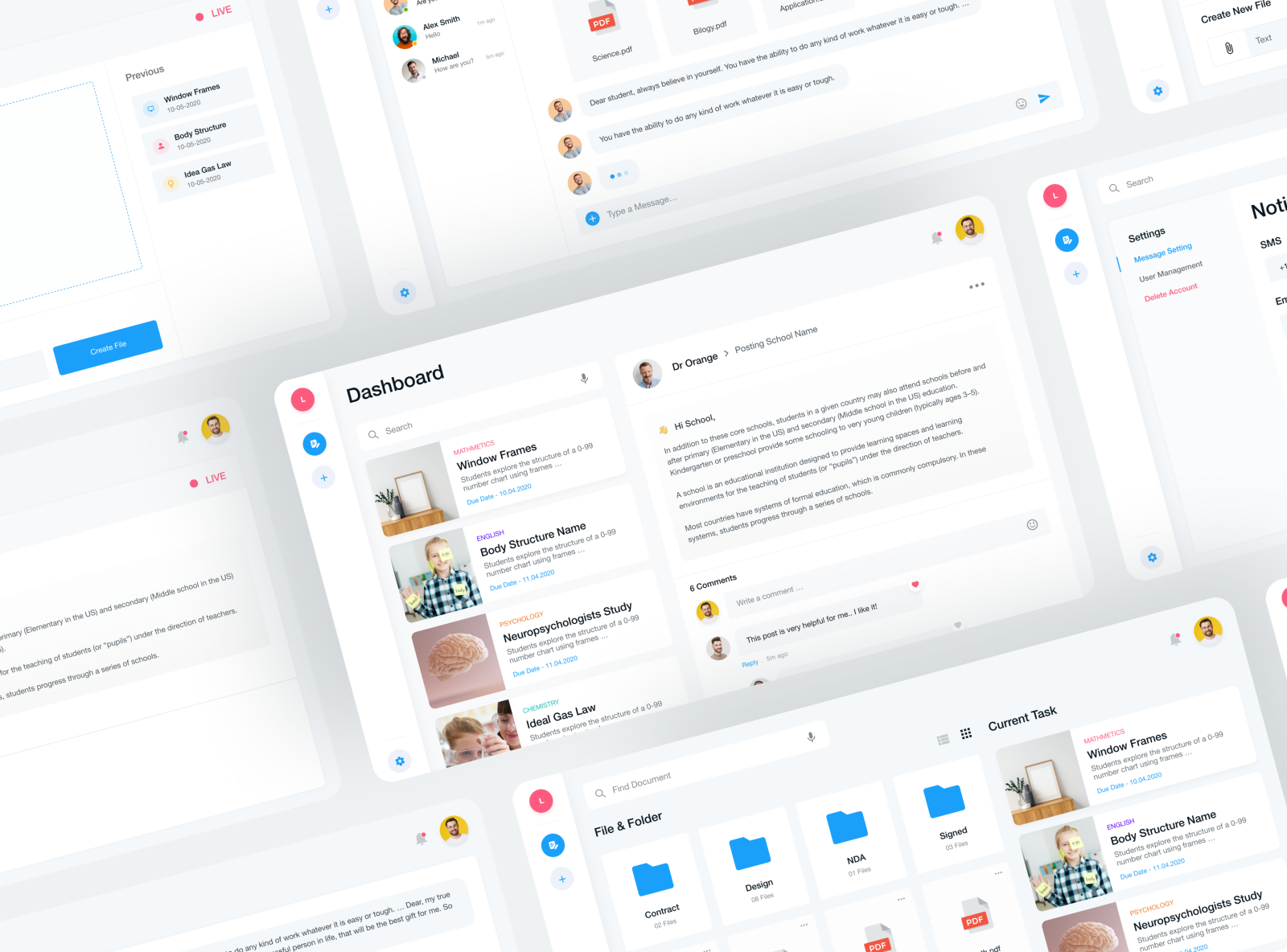 School Management Web Application Full UI Design by ΞASIN ARAFAT🔥 for ...