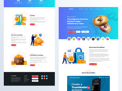 Crypto Landing Page Redesign - EverRise