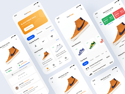 Shoe Selling App - KawSwap