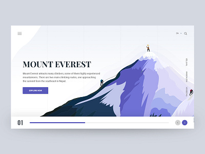 Mount Everest - Header Style