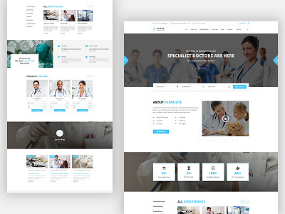 Medical Template Header Exploration clean clean creative clean app clinic creative design design app hospital medical medicine psd typography ui ux