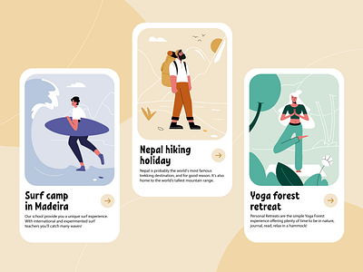 Brand Identity for travel agency. App design.