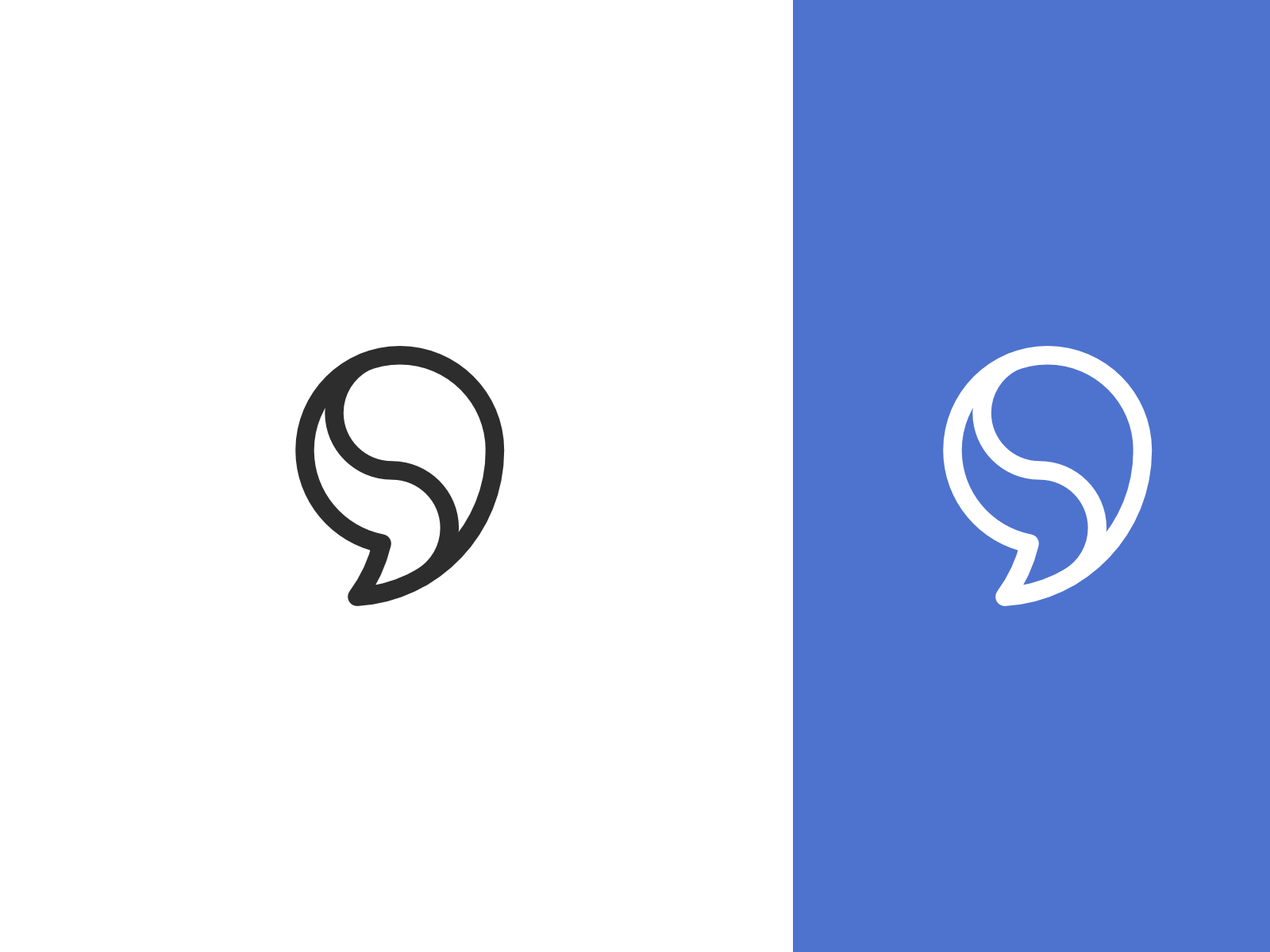 Logo Concept For A Voice Assistant (chat + 