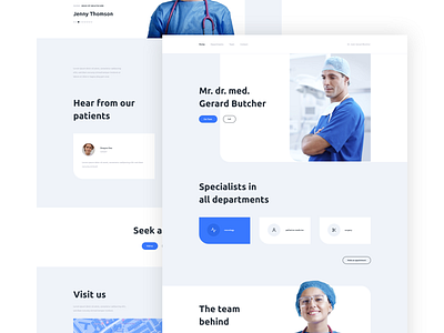 Doctor landing page