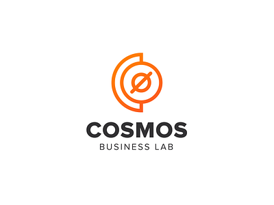 Cosmos Logo branding business logo c logo celestial cosmology cosmos cosmos logo globe logo logo design logos orange logo planet planet logo space