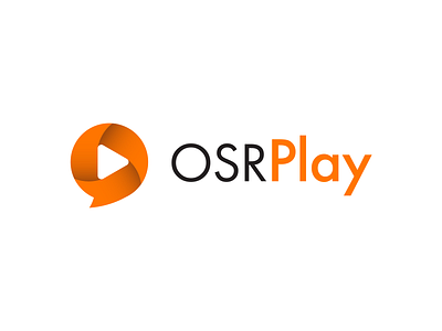 Video Streaming App Logo clean logo logo logo design logo folio logo mark logodesign logos modern logo orange gradient orange logo osr play play logo video streaming