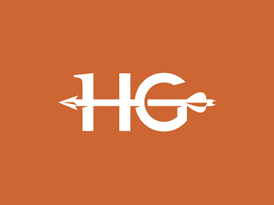 Hunting Gal Identity arrow brand hunting identity logo