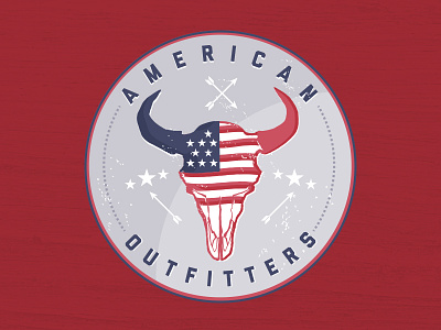 American Outfitters american american flag arrows bison flag outfitters stars