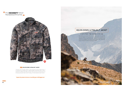 SITKA Gear Insight brand book clean hunting magazine product simple sitka gear