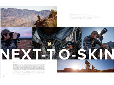 SITKA Gear Insight Spread brand book clean hunting magazine product simple sitka gear