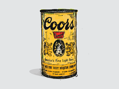 Vintage Coors Can