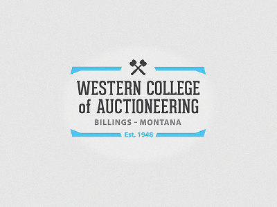 WCA auctioneering identity logo