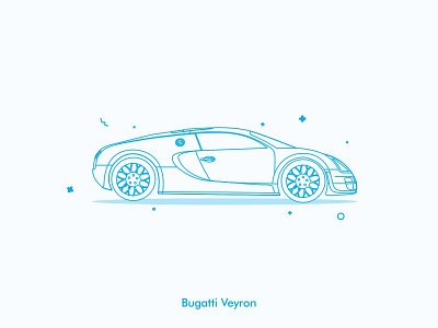 Bugatti Veyron Illustration