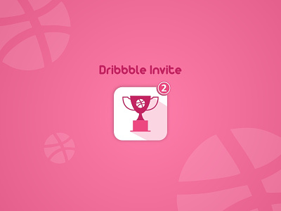 Dribbble Invites draft dribbble dribbble invite icon invitation invites trophy vector