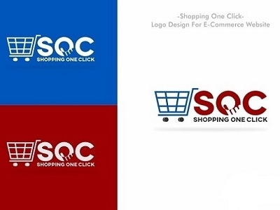 Shopping One Click (Logo) graphic illustration illustrator logo design vector